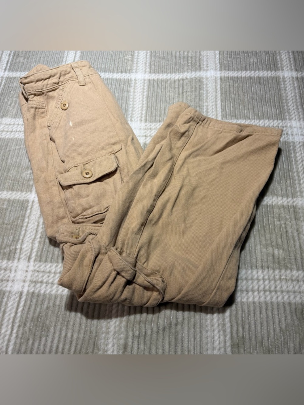 SHEIN Khaki Cargo Jogger Pants